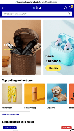 Xtra Shopify theme