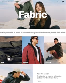 Fabric Shopify theme