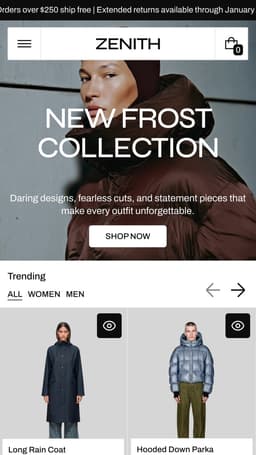 zenith Shopify theme