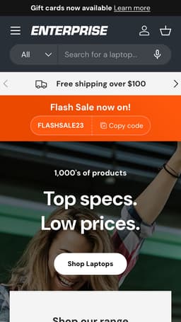 Enterprise Shopify theme