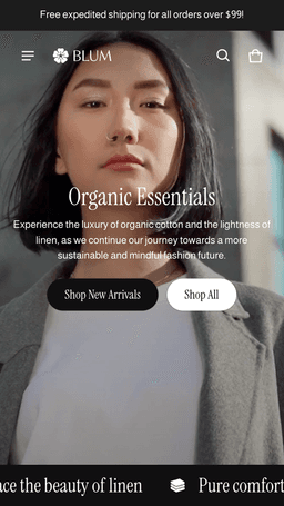 blum Shopify theme